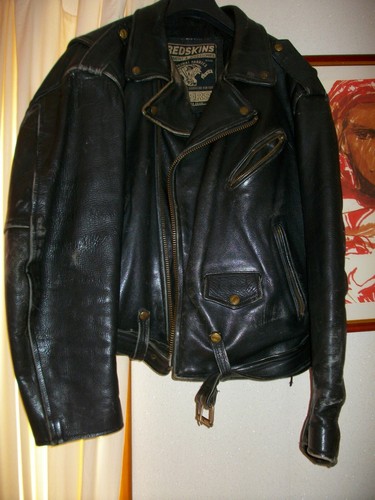 Blouson cuir redskins style - blouson,