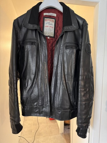 Blouson cuir homme redskins - blouson,