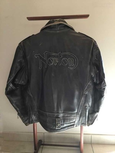 Blouson moto cuir - blouson,